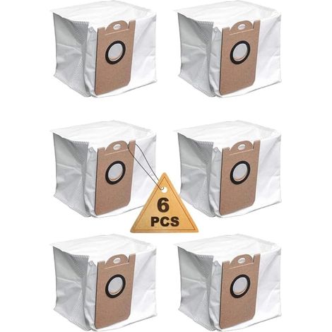 Lot de 6 sacs à poussière pour aspirateur Proscenic M7 Pro, étanche, grande capacité pour aspirateur iHome AutoVac Nova (1/5)