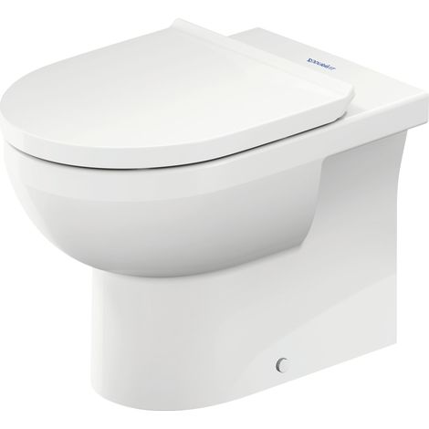 Duravit No.1 WC de pie, sin borde, 365x570mm, salida horizontal,
