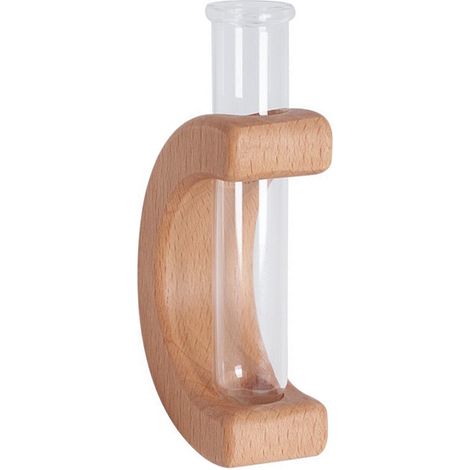 Vase magnétique réfrigérateur bois Beechwood hydrocreative vase décoration murale (1/5)