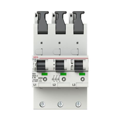 AEG Hauptleitungsschutzschalter HS91.3E40SAV SHU 25kA E40A 3x1pol.