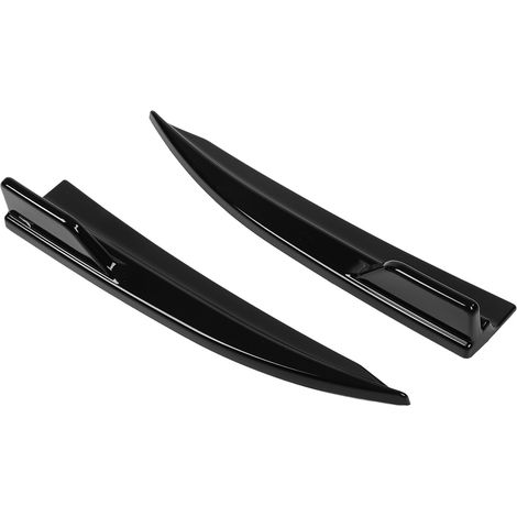 Kit de 2 ailerons de pare-chocs arrière noirs brillants (gauche et droite) pour BMW Série 3 G20 M Sport (2019-2022). (1/5)