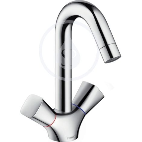 Hansgrohe Logis Waschtischmischer mit Ablaufgarnitur, Chrom (71222000)