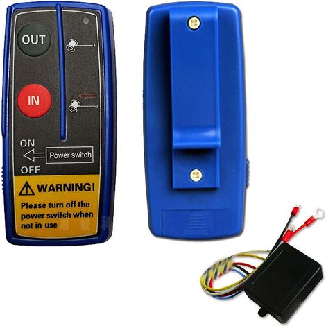 Kit de télécommande sans fil pour treuil numérique 12 V/24 V, kit de récupération avec interrupteur universel