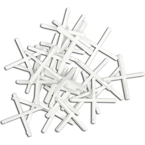 Entretoise Croisee - 2,5 mm - Pour Carrelage - Reutilisable - 150 Unites (1/5)