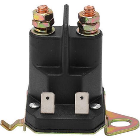12V 100A Anlasserrelais als Ersatz für Rasenmäher der Marken Husqvarna, Jonsered, Poulan und Craftsman. Material: ABS und Metall – Artikelnummer: 532192507 (1/5)