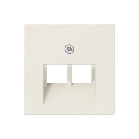 Jung Tapa para bases de conexión IAE/UAE, 2 x 8 polos, termoplástico, Serie AS, blanco A 569-2 BFPLUA