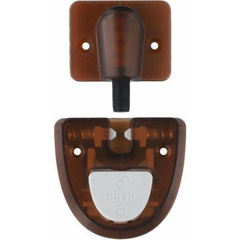 Butée de porte coupe-vent à ventouse facile à installer, efficace pour réduire le bruit des portes qui claquent la fermeture (marron) (1/5)