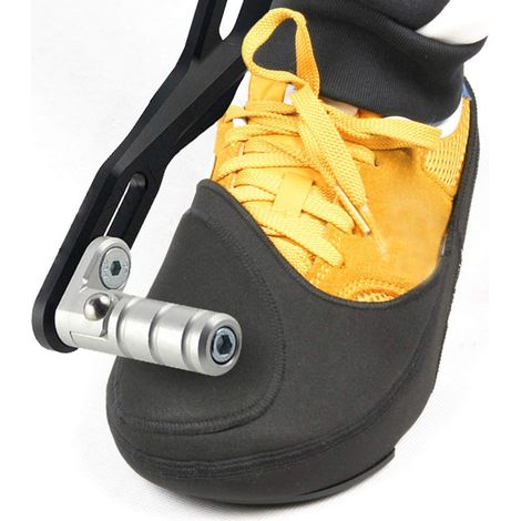 Ideal para proteger el calzado de motociclista, antideslizante, impermeable, ajustable, talla única que se adapta a la mayoría de zapatos, botas y zapatillas para adultos.