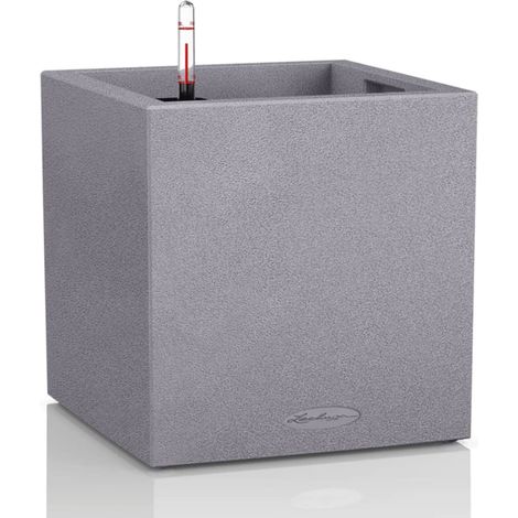 Lechuza Pflanzgefäß Canto Stone 30 low steingrau (1/5)