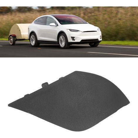 (T04) Cache de remorque de pare-chocs avant pour Tesla Model X 2016-2023 1057056-00-D (1/5)