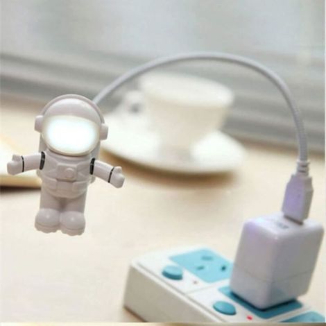 Offre spéciale : Lampe torche LED flexible USB L, neuve et créative, inspirée de l'astronaute et de l'espace. (1/5)