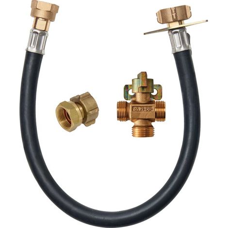 Blanc Habitat – Robinet inverseur gaz butane – Manuel complet pour espaces confinés – Compatible avec installations gaz – Favex