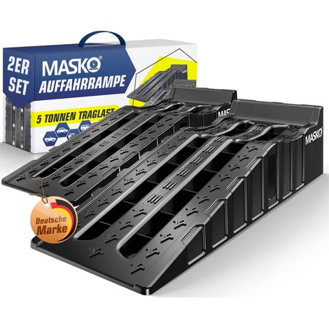 MASKO® Rampa de carga ALU, plegable, antideslizante - negro (1/5)