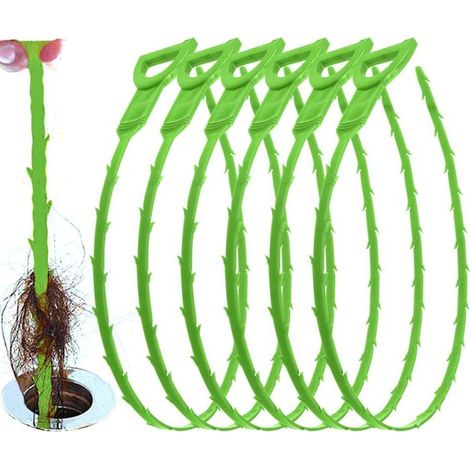 Lot de 6 outils de plomberie pour déboucher les canalisations de salle de bain, douche et baignoire