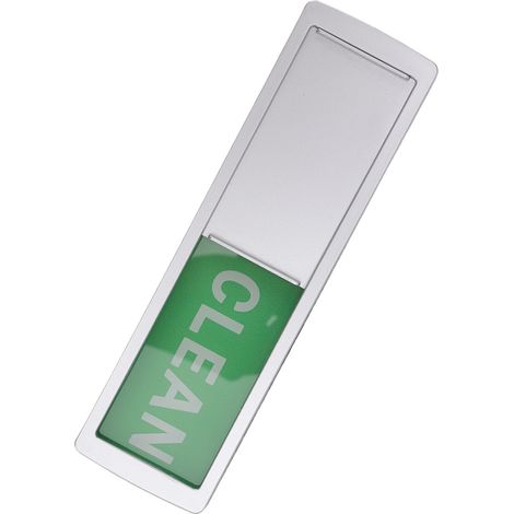 Aimant pour lave-vaisselle, indicateur de propreté/saleté facile à lire, avec ruban adhésif double face, argenté (rouge et vert). (1/5)