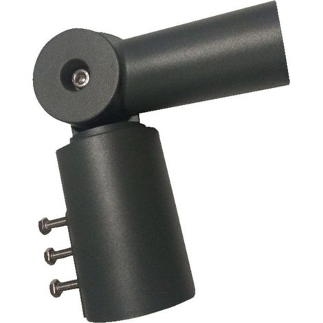 Straßenleuchte -Adapter Aluminium Schwarz Winkel verstellbar 120° Mod. VT- 795