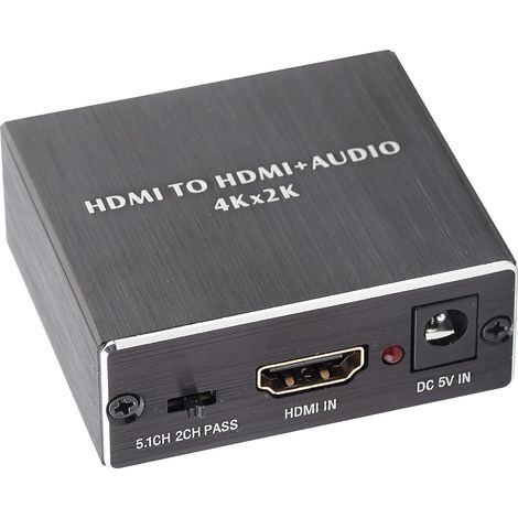 Extracteur 4K avec Sorties SPDIF et 3,5 Mm pour Consoles de Jeux et Systèmes de Haute qualité (1/5)