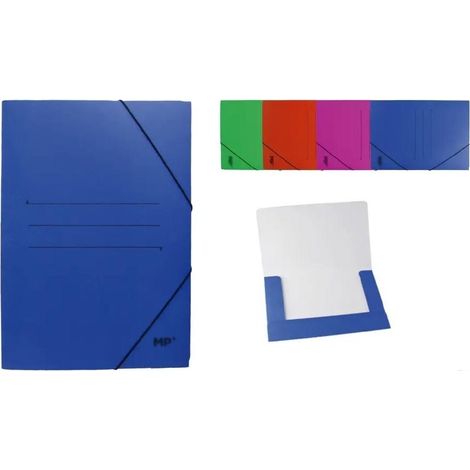 Carpeta de cartón A4 con banda elástica MIX