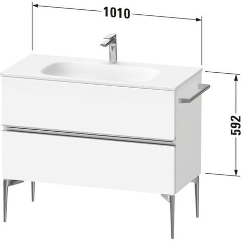 DURAVIT SV4652010490000 Sivida WTU 1010x592x477mm, pour montage sur sol (1/2)