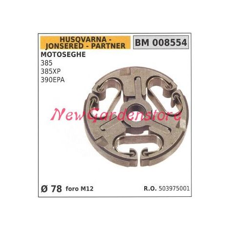 HUSQVARNA Kupplung komplett Kettensägenmotor 385 385XP 390EPA Ø 78 008554