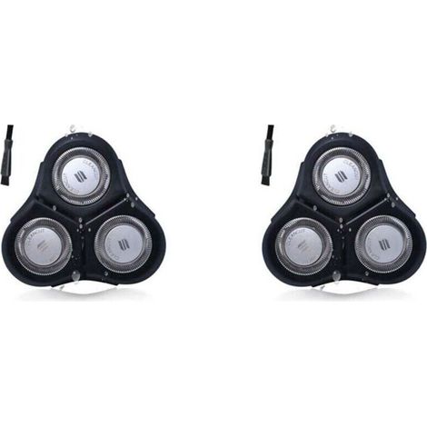2X Tête de Rechange RQ11 pour Rasoirs SensoTouch 2D 1150X, 1160X, 1170X 1180X et Plus (1/4)