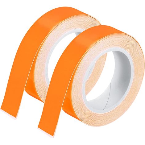Leuchtendes Dunkelband 9.8Ftx0.5 pour décoration de nuit Orange, paquet 2 (1/5)