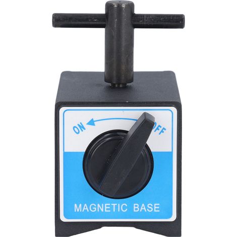 Base magnétique à ventouse de 100 kg, filetage M8, support de base magnétique avec interrupteur pour usinage mécanique (1/5)
