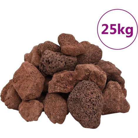 Roches volcaniques 25 kg rouge 5-8 cm CFW10400 (1/5)