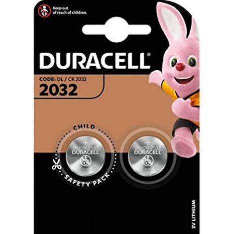 Duracell Knopfzelle CR 2032 3 V 2 St. 220 mAh Lithium Elektro 2032
