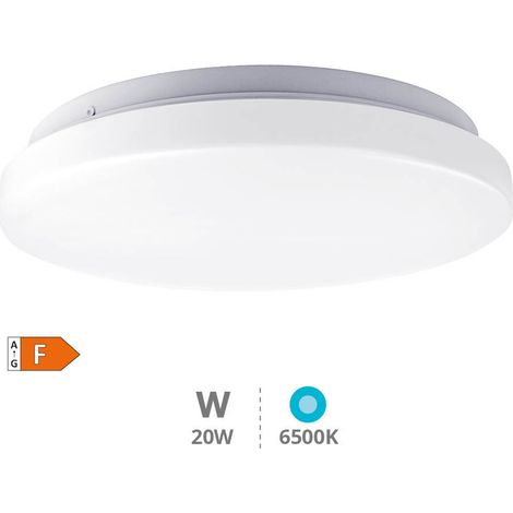 Plafon techo Mond 20W 6000K 1760lm blanco redondo (1/4)