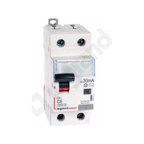 Interruptor diferencial 2P 6A C 0.03A tipo AC P312 DX3 411010