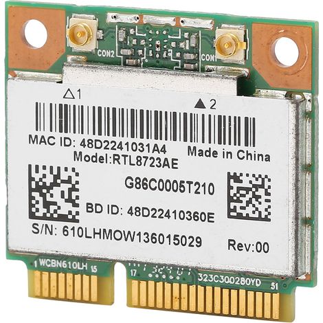Carte réseau sans fil RTL8723AE 300M Bluetooth 4.0 demi-mini PCI-E, adaptateur Wi-Fi (1/5)