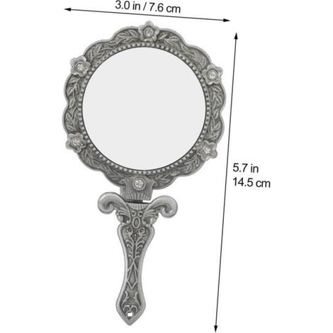 Miroir Pliant - Vintage - Design Rétro - Chic - Miroir à Main (1/4)