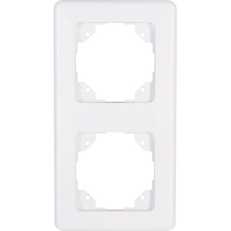 Kopp - EUROPA – Profi-Pack: 5x Abdeckrahmen 2-fach, Farbe: arktisweiß - 401913017 (1/2)