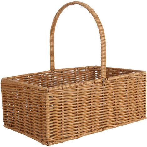 Obstkorb, Aufbewahrungskorb, Mehrzweck-Snackbox, Handkorb, Blumenkorb für Bankette, Schreibtischgeschenke, Heimdeko, Shop-L (1/5)