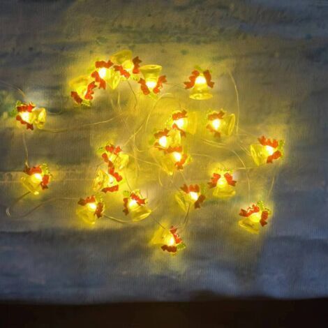 Guirlande lumineuse LED, décorations de Noël, alimentation USB, 3 mètres de long - motif bonhomme de neige de Noël. (1/4)