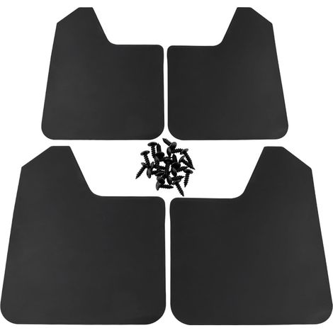 Lot de 4 garde-boue noirs (1/5)
