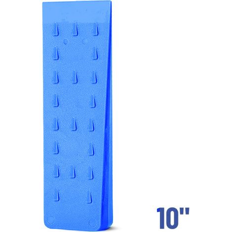 Coin de débardage (bleu de 10 pouces) Coins de débardage de 8 et 10 pouces, outils de débardage, tronçonneuses, accessoires pour tronçonneuses, outils de débardage et de jardinage (1/5)