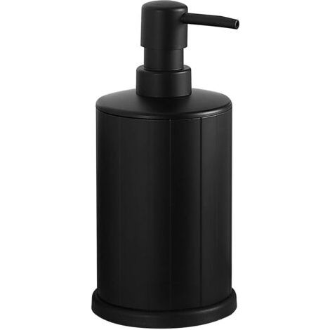Distributeur de savon noir, 500 ml, en acier inoxydable, pour cuisine et salle de bain