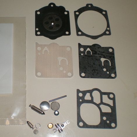 Le kit de réparation de carburateur Walbro K15-WJ comprend un diaphragme, un joint et un pointeau, et convient aux carburateurs de la série Walbro WJ.