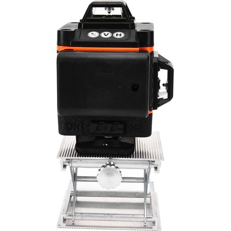 Niveau laser à 16 lignes, autonivelant à 360°, faisceau orange horizontal et vertical, prise UE 100-240 V (1/5)