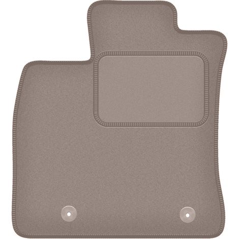 Fahrermatte aus Velours für: Lexus CT 200h Schrägheck (2010–2020), beige