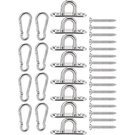 Crochet suspension plafond, pour bateau, à visser, rangement (1/5)