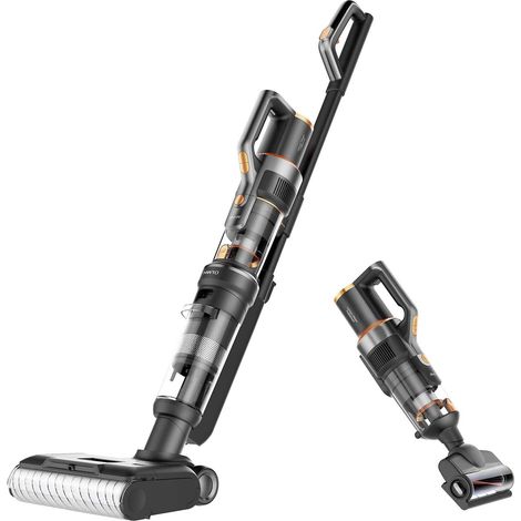 Aspirateur Laveur, Nettoyeur 3 en 1 sans Fil multisurface, 400 W, Assistant Vocal, Batterie Amovible avec 80 Minutes d'autonomie, écran LED et Auto-Nettoyage (1/5)