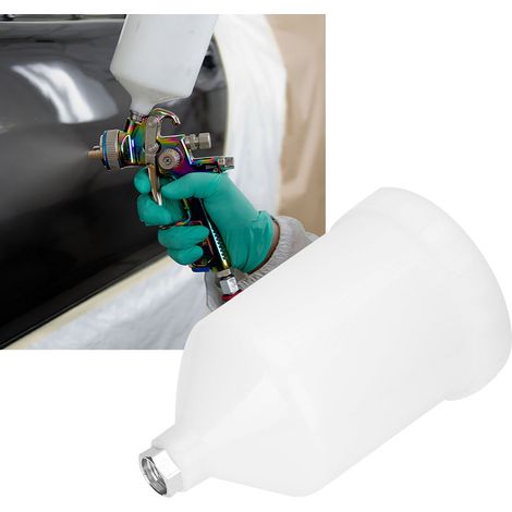 Pistolet à Peinture 600ml avec Embout Fileté en Acier Inoxydable - Accessoire pour Peinture et Rénovation (1/5)