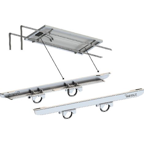 Support Nautisme Fixation Portique Pour Unisun 200.24m - Unifix 200 Wp - Uniteck