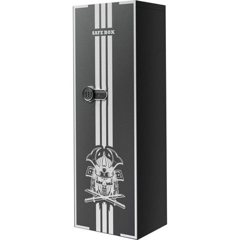 Armoire forte pour armes en acier - 4 fusils - 2 modes de verrouillage - Compartiment caché (1/5)