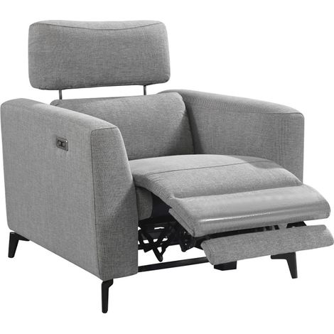MUMBAI - Fauteuil Relax Electrique Gris Foncé (1/4)