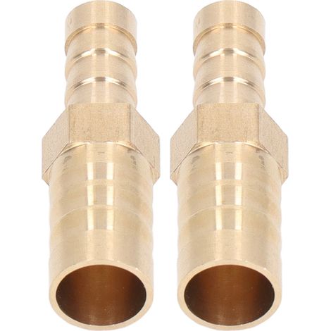 Zweiteiliges Reduzierstück aus Messing mit Sieben, 12 mm (1/2") auf 8 mm (5/16") Sechskant-Gewinde-Reduzierverbindung für Rohre