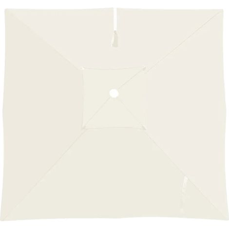 Telo di ricambio per tendalino, materiale impermeabile, facile installazione, bianco crema, 2,5x2,5 per tetto singolo (1/2)